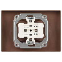 Розетка 2-м СП Accent 6-204-09 16А IP20 250В 2P AL/CU титан Intro Б0063433 ТехноИмпульс