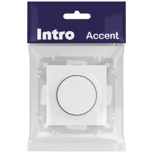 Светорегулятор поворотный СП Accent 6-401-01М 600Вт 230В IP20 бел. матов. Intro Б0063671 ТехноИмпульс