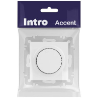 Светорегулятор поворотный СП Accent 6-401-01М 600Вт 230В IP20 бел. матов. Intro Б0063671 ТехноИмпульс
