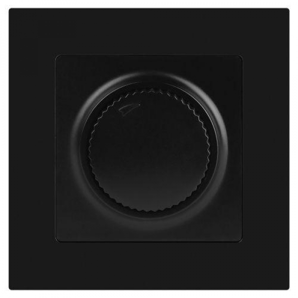 Светорегулятор поворотный СП Accent 6-401-05 600Вт 230В IP20 антрацит Intro Б0063679 ТехноИмпульс