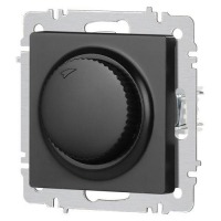 Светорегулятор поворотный СП Accent 6-401-05 600Вт 230В IP20 антрацит Intro Б0063679 ТехноИмпульс