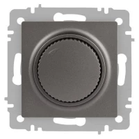 Светорегулятор поворотный СП Accent 6-401-09 600Вт 230В IP20 титан Intro Б0063685 ТехноИмпульс