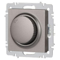 Светорегулятор поворотный СП Accent 6-401-09 600Вт 230В IP20 титан Intro Б0063685 ТехноИмпульс