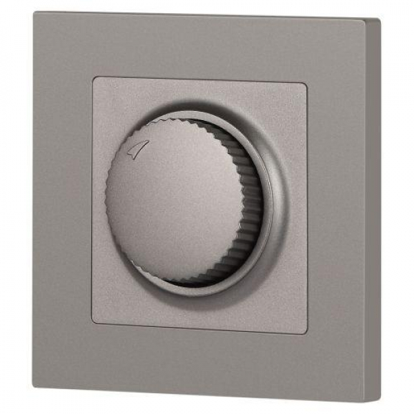 Светорегулятор поворотный СП Accent 6-401-09 600Вт 230В IP20 титан Intro Б0063685 ТехноИмпульс