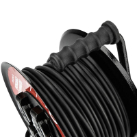 Удлинитель на метал. катушке 4х50м с заземл. IP44 КГ 3х2.5кв.мм с выключателем с защ. крышками Rexant 13-5016 ТехноИмпульс