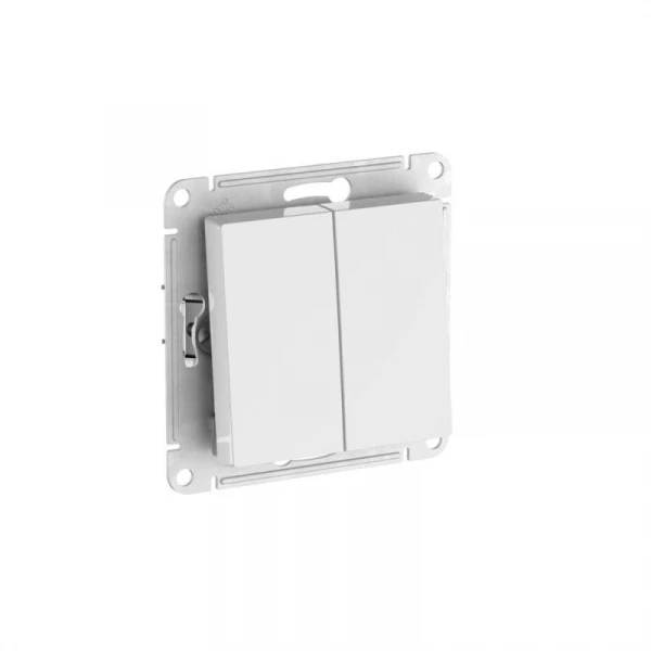 Выключатель 2-кл. AtlasDesign Aqua IP44 (сх. 5) 10AX быстрозажим. клем. механизм бел. SE ATN440151S ТехноИмпульс