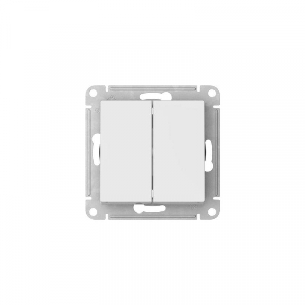 Выключатель 2-кл. AtlasDesign Aqua IP44 (сх. 5) 10AX быстрозажим. клем. механизм бел. SE ATN440151S ТехноИмпульс