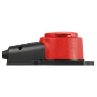 Колодка 1-м с заземл. 16A IP44 KX-1e-RED-IP44 каучук. красн. Эра Б0068412 ТехноИмпульс