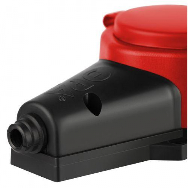 Колодка 1-м с заземл. 16A IP44 KX-1e-RED-IP44 каучук. красн. Эра Б0068412 ТехноИмпульс