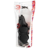 Колодка 2-м с заземл. 16A IP44 KX-2e-B-IP44 каучук. черн. Эра Б0068451 ТехноИмпульс