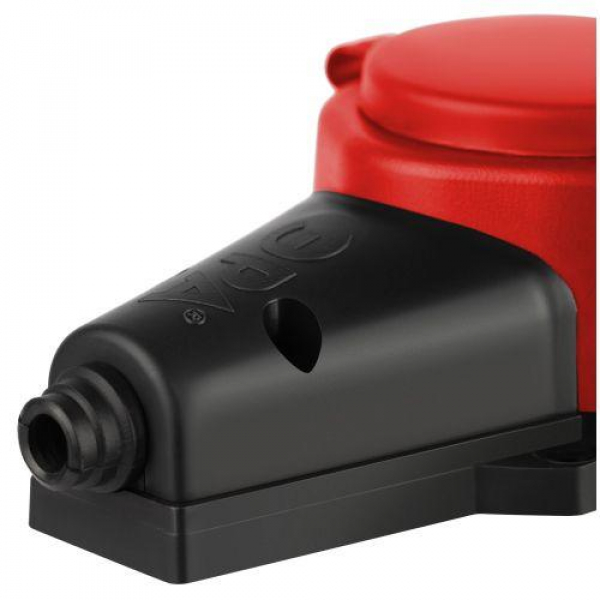 Колодка 3-м с заземл. 16A IP44 KX-3e-RED-IP44 каучук. красн. Эра Б0068393 ТехноИмпульс