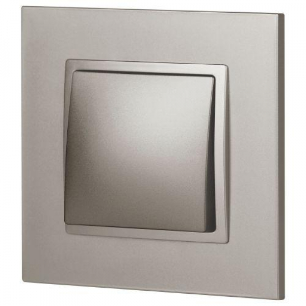 Выключатель Elegance 14-1101-16 250В 10АХ титан Эра Б0065782 ТехноИмпульс