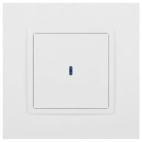 Выключатель Elegance 14-1102-01М 250В 10АХ с подсветкой матов. бел. Эра Б0065783 ТехноИмпульс