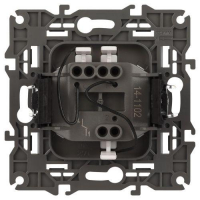 Выключатель Elegance 14-1102-01М 250В 10АХ с подсветкой матов. бел. Эра Б0065783 ТехноИмпульс