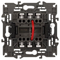 Выключатель 2-кл. Elegance 14-1104-16 250В 10АХ титан Эра Б0065803 ТехноИмпульс