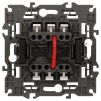 Выключатель 2-кл. Elegance 14-1105-01М 250В 10АХ с подсветкой матов. бел. Эра Б0065807 ТехноИмпульс