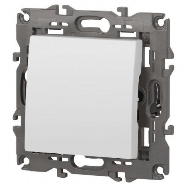 Переключатель Elegance 14-1103-01М 250В 10АХ матов. бел. Эра Б0065788 ТехноИмпульс