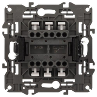 Переключатель 2-кл. Elegance 14-1106-01М 250В 10АХ матов. бел. Эра Б0065791 ТехноИмпульс