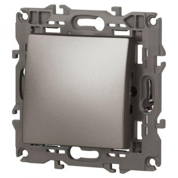 Переключатель перекрестный Elegance 14-1108-16 IP20 250В 10АХ титан Эра Б0065809 ТехноИмпульс