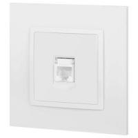 Розетка компьютерная Elegance 14-3107-01М RJ45 матов. бел. Эра Б0065763 ТехноИмпульс