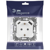 Розетка Elegance 14-4108-01М 16A 250В 2P+E защ. шторки с USB type-A+C 3А 5В матов. бел. Эра Б0067710 ТехноИмпульс