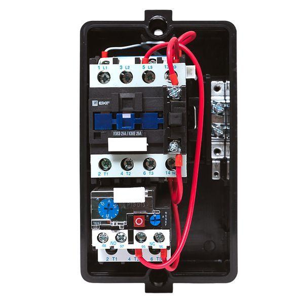 Пускатель магнитный КМЭ 25А 230В с РТЭ и индикатором PROxima в корп. IP65 EKF ctrp-r-25-230v-led ТехноИмпульс
