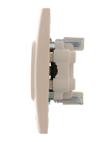 Розетка 2-м СП Karina 16А IP20 без заземл. термопласт крем. LEZARD 707-0300-128B ТехноИмпульс