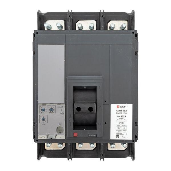 Выключатель автоматический 3п 1250/800А 50кА ВА-99C Compact NS PROxima EKF mccb99C-1250-800 ТехноИмпульс