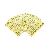 Наклейка знак электробезопасности "220В" 35х100мм Rexant 56-0007-2 ТехноИмпульс