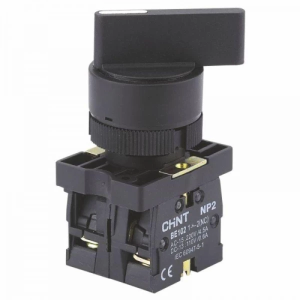 Переключатель NP2-EJ23 2 положения фиксацией 1НЗ IP40 (R) CHINT 575540 ТехноИмпульс