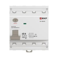 Выключатель дифференциального тока 4п 40А 100мА тип AC 6кА ВД-100N (S) электромех. PROxima EKF E1046MS40100 ТехноИмпульс