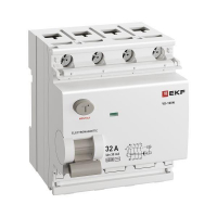 Выключатель дифференциального тока 4п 32А 30мА тип AC 6кА ВД-100N электромех. PROxima EKF E1046M3230 ТехноИмпульс