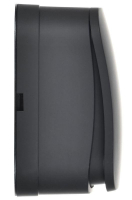 Выключатель 2-кл. ОП GLORY ВС20-2-0-ХЧм 10А черн. матов. IEK EVH20-K02M-10 ТехноИмпульс