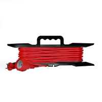 Удлинитель-шнур на рамке 1х30м без заземл. 16А IP20 3.5кВт ПВС 2х1.5 DOMTOK 2404 ТехноИмпульс