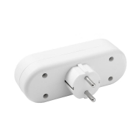 Разветвитель 3-м плоский без заземл. 10А 2200Вт 250В бел. DОМТОК 2655 ТехноИмпульс