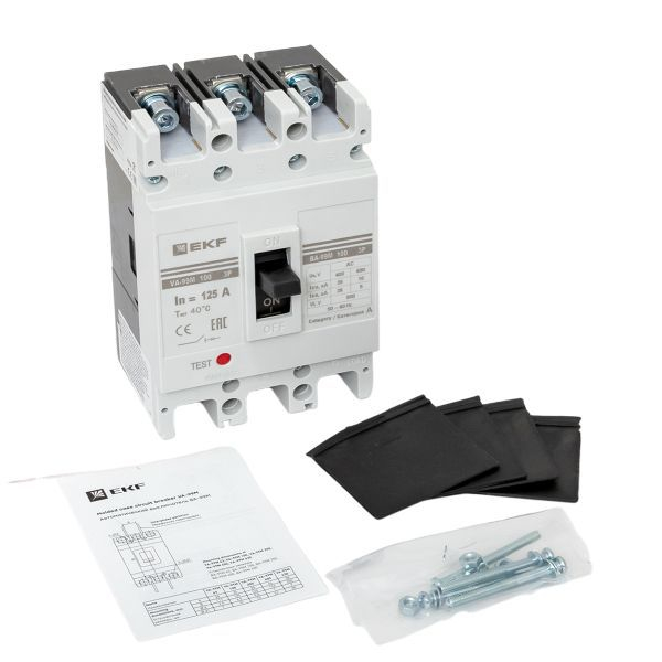 Выключатель автоматический 3п 100/125А 35кА ВА-99М PROxima EKF mccb99-100-125m ТехноИмпульс