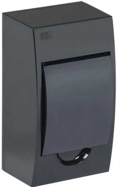 Корпус навесной ЩРН-П-4 Krepta 3 IP41 пластик. черн. IEK MKP12-N-04-41-K02 ТехноИмпульс