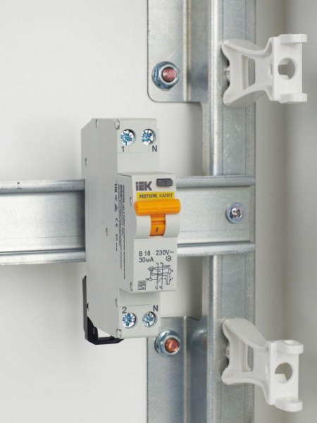 Выключатель автоматический дифференциального тока B 16А 30мА тип A АВДТ32ML KARAT IEK MVD12-1-016-B-030-A ТехноИмпульс