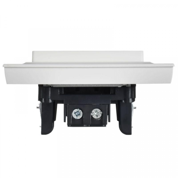 Выключатель 1-кл. СП BRITE ВСР10-1-0-БрАБ 10А в сборе арктич. бел. IEK BR-V10-0-10-K91-F ТехноИмпульс