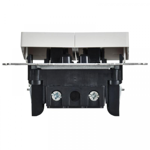 Выключатель 2-кл. СП BRITE ВС10-2-0-БрАБ 10А механизм арктич. бел. IEK BR-V20-0-10-K91 ТехноИмпульс