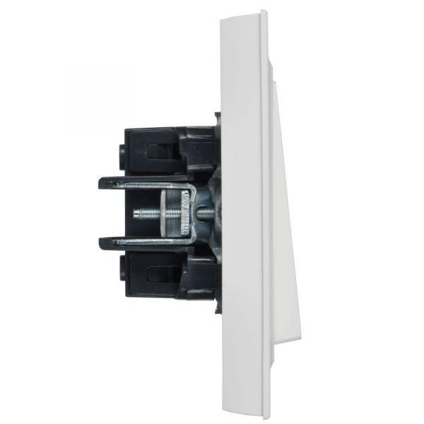 Выключатель 2-кл. СП BRITE ВСР10-2-0-БрАБ 10А в сборе арктич. бел. IEK BR-V20-0-10-K91-F ТехноИмпульс