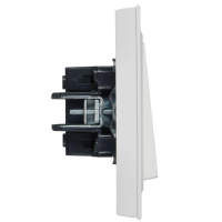 Выключатель 2-кл. СП BRITE ВСР10-2-0-БрАБ 10А в сборе арктич. бел. IEK BR-V20-0-10-K91-F ТехноИмпульс