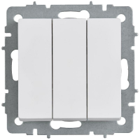 Выключатель 3-кл. СП BRITE ВС10-3-0-БрАБ 10А механизм арктич. бел. IEK BR-V30-0-10-K91 ТехноИмпульс