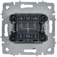 Выключатель 3-кл. СП BRITE ВС10-3-0-БрАБ 10А механизм арктич. бел. IEK BR-V30-0-10-K91 ТехноИмпульс