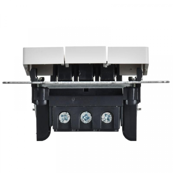 Выключатель 3-кл. СП BRITE ВС10-3-0-БрАБ 10А механизм арктич. бел. IEK BR-V30-0-10-K91 ТехноИмпульс