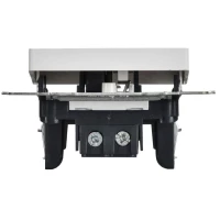 Выключатель проходной 1-кл. СП BRITE ВС10-1-7-БрАБ 10А с индикацией механизм арктич. бел. IEK BR-V12-1-10-K91 ТехноИмпульс