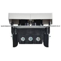 Выключатель проходной 2-кл. СП BRITE ВС10-2-6-БрАБ 10А механизм арктич. бел. IEK BR-V22-0-10-K91 ТехноИмпульс