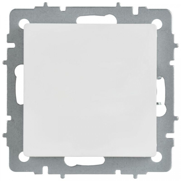 Заглушка BRITE МЗ10-БрАБ с суппортом механизм арктич. бел. IEK BR-PL10-K91 ТехноИмпульс