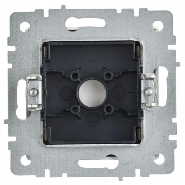 Заглушка BRITE МЗ10-БрАБ с суппортом механизм арктич. бел. IEK BR-PL10-K91 ТехноИмпульс