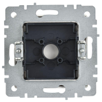 Заглушка BRITE МЗ10-БрАБ с суппортом механизм арктич. бел. IEK BR-PL10-K91 ТехноИмпульс